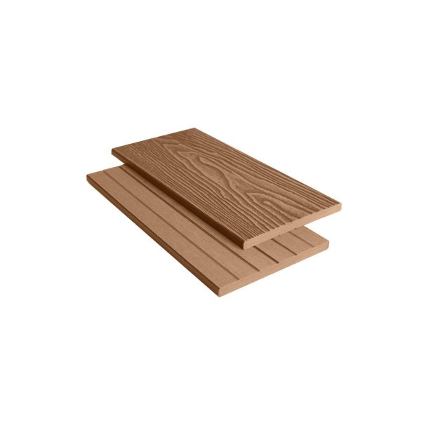 Teak Composite Woodgrain Fascia Board